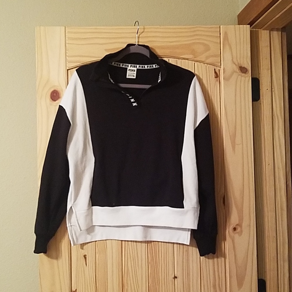 Victoria secret pink quarter zip